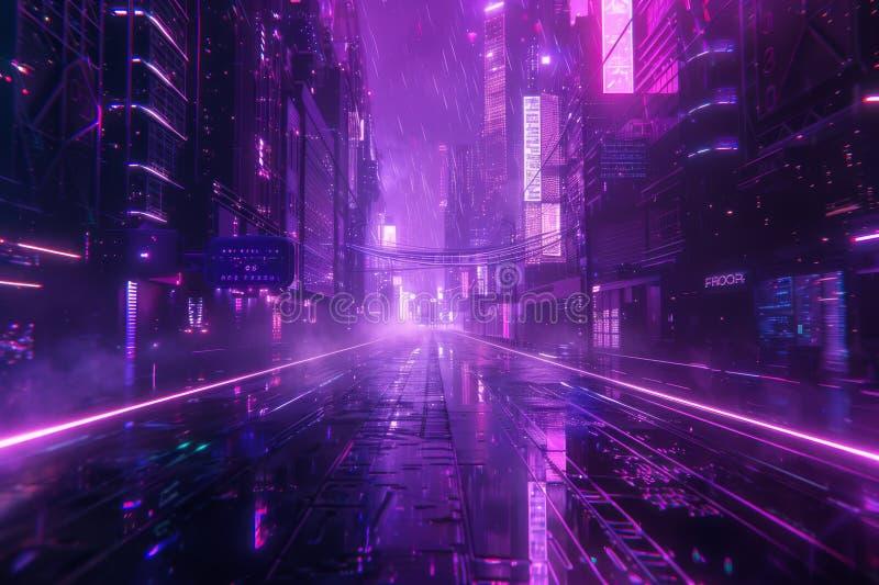 Neon City Visualization